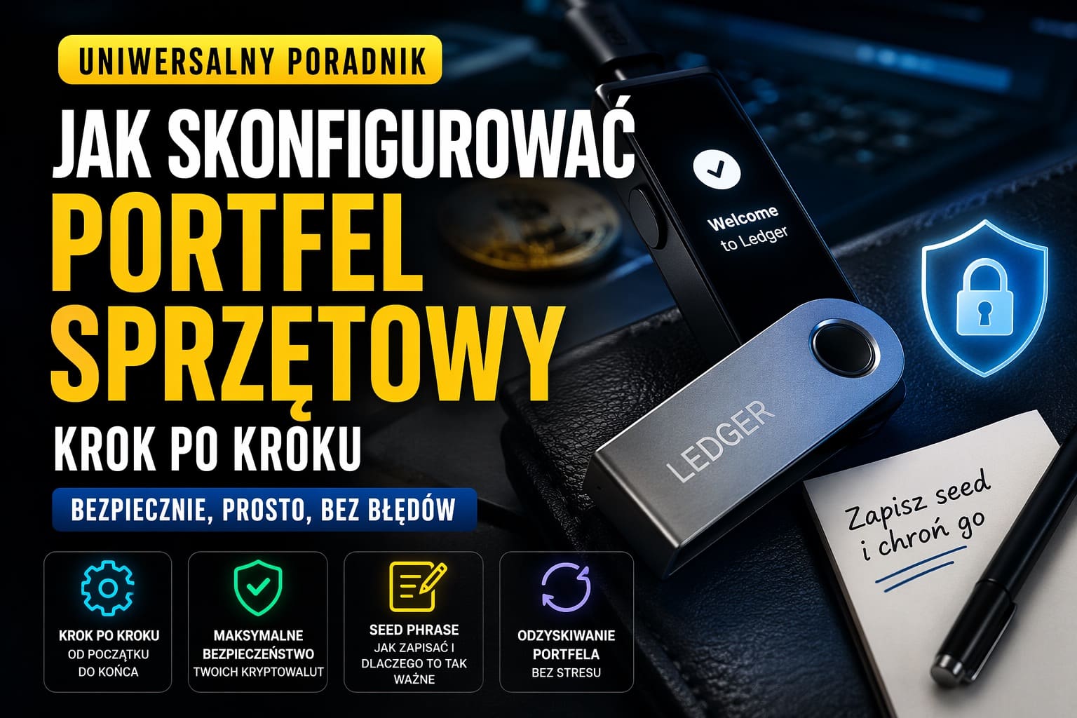 Jak skonfigurować portfel sprzętowy kryptowalut – poradnik krok po kroku konfiguracji hardware wallet i zabezpieczenia seed phrase